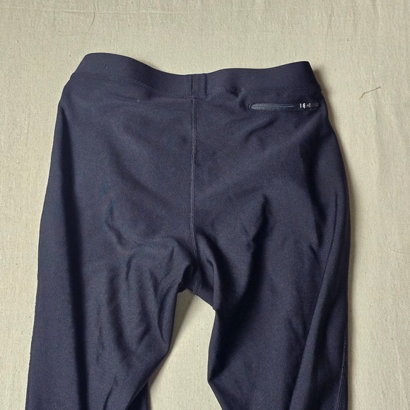 Nike Men's Gym & Training Leggings Size Medium Black with Zippered Ankles - Picture 12 of 13